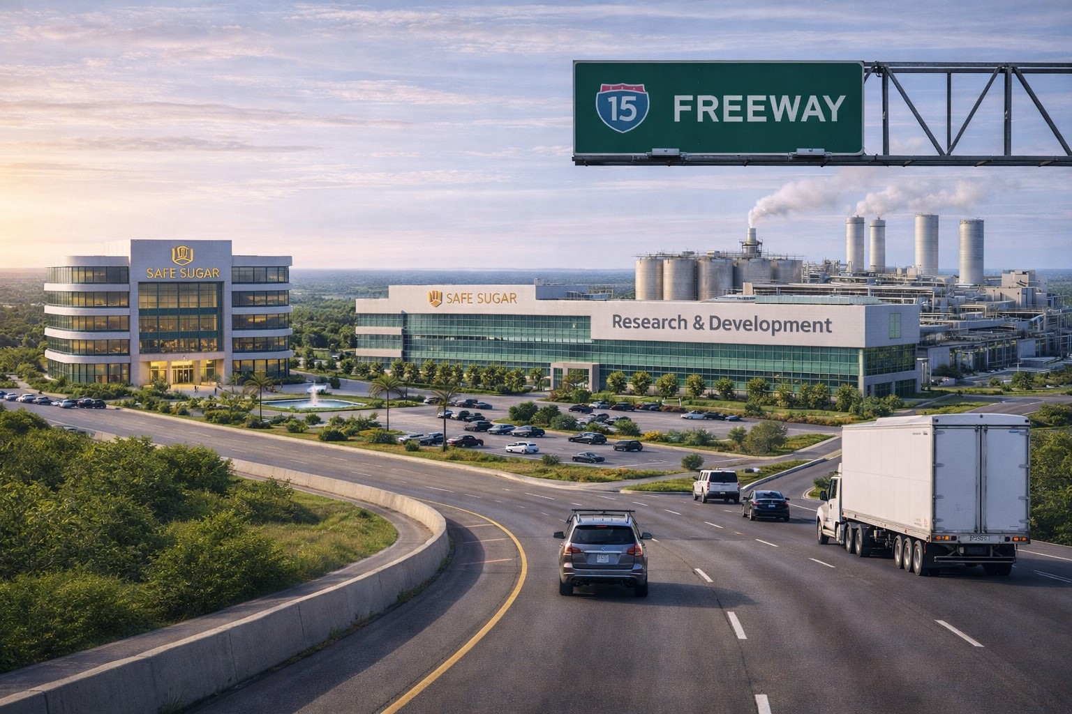 SAFE SUGAR™ Campus Visibility from Interstate 15 Corridor SAFE SUGAR™ Campus Visibility from Interstate 15 Corridor